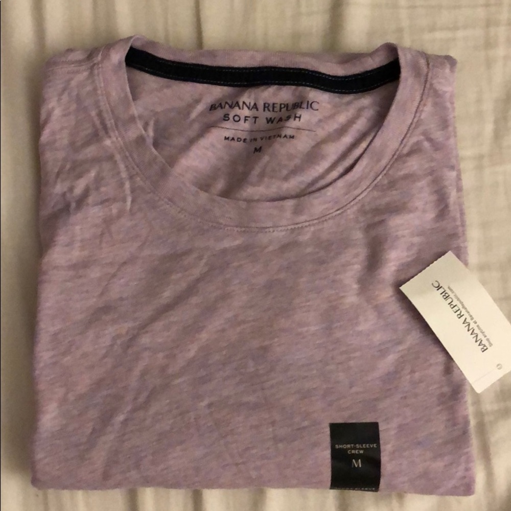 Banana republic soft wash shorts sleeve crew shirt